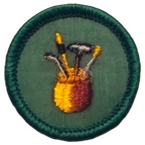 Vintage 1964 Girl Scouts Badge - Round 1.5”